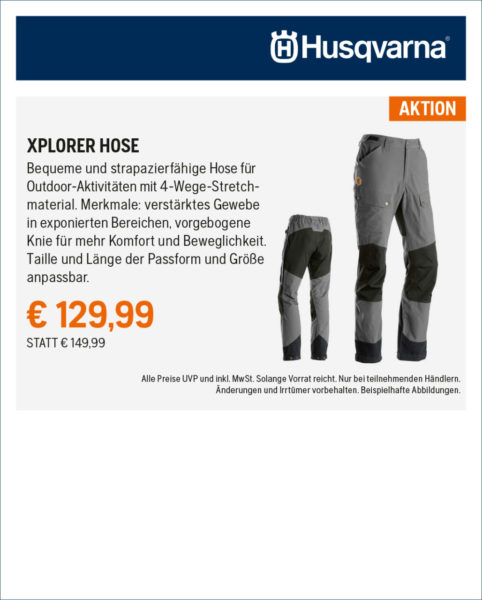 Hq Anzeigen Fr�hjahrsaktion 2021 2sp Rz Xplorer Hose Kopie