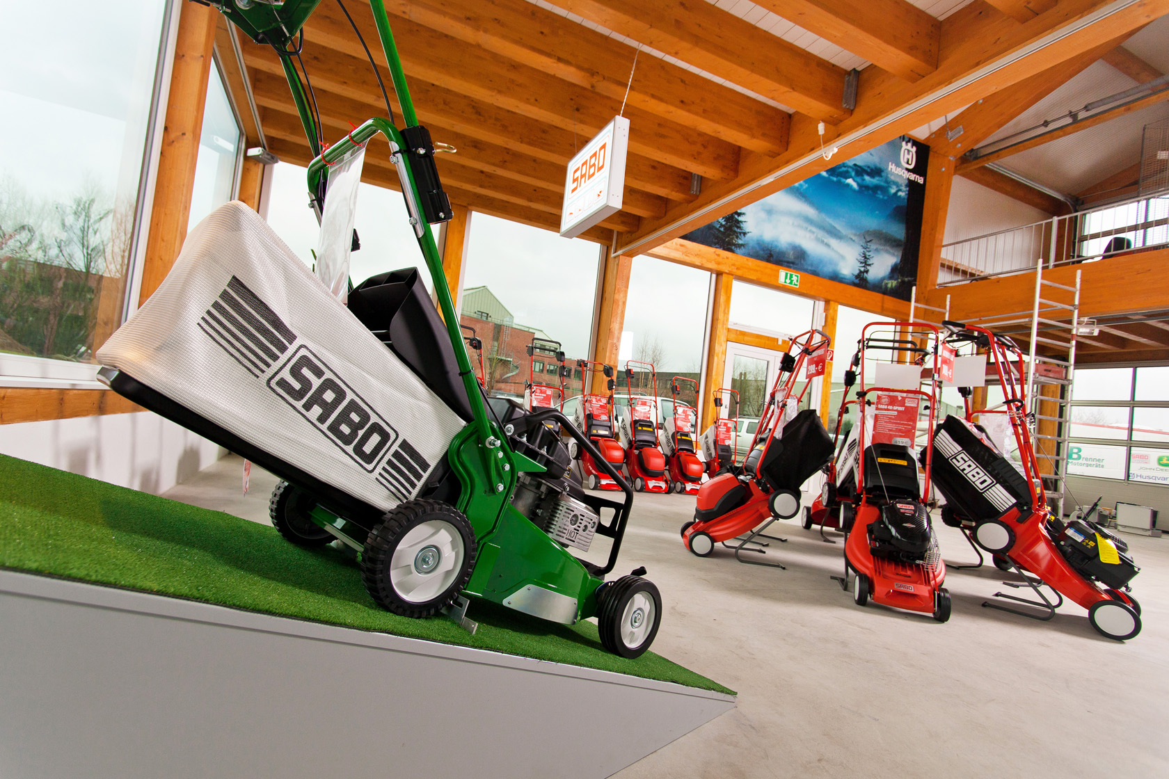 Rasenmäher von SABO - Gräser-Gartentechnik Erfurt, Motorsägen